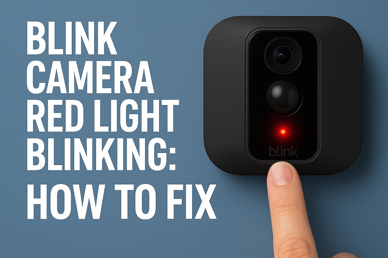 Blink Camera Red Light Blinking: How to Fix - Gear Probe