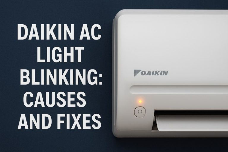 Daikin AC Light Blinking