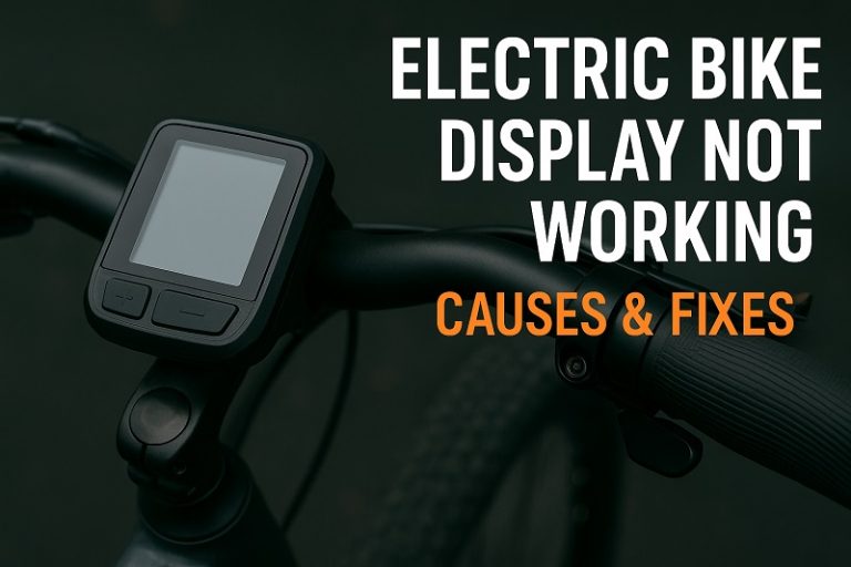 Electric Bike Display Not Working