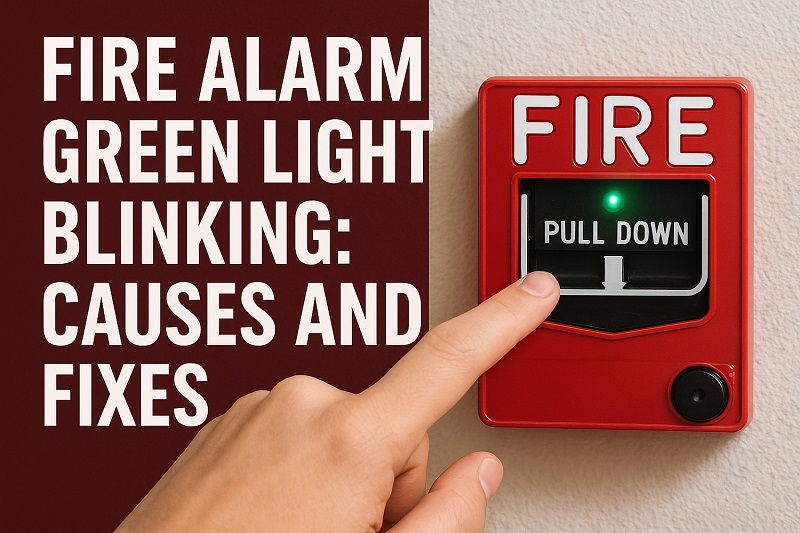 Fire Alarm Green Light Blinking