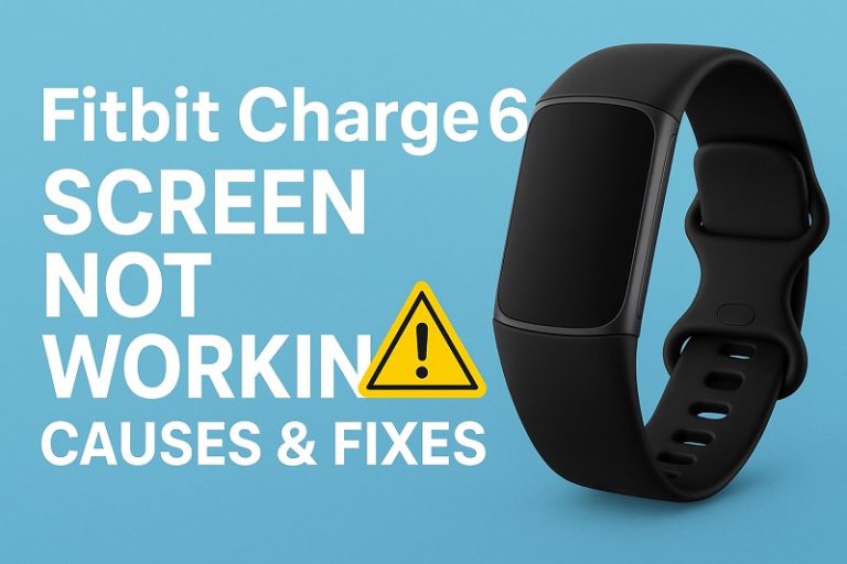 Fitbit Charge 6 Screen Not Working
