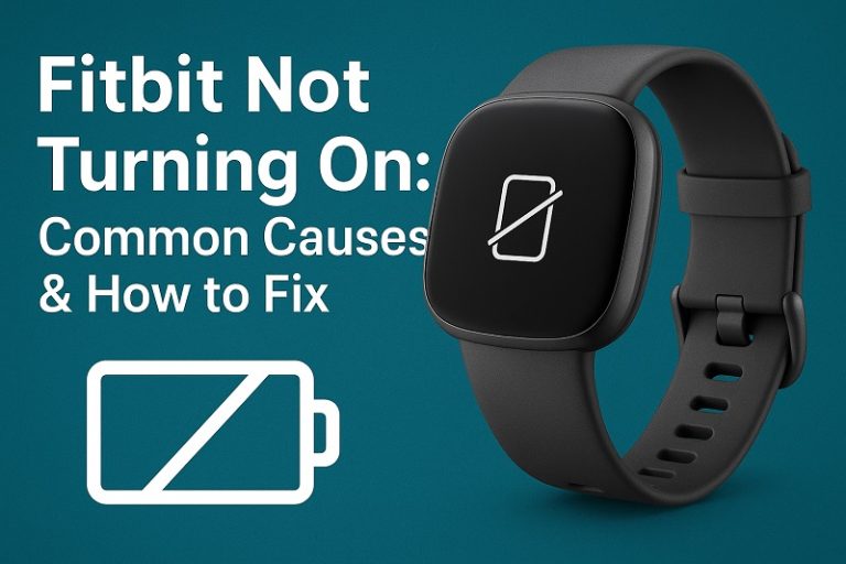 Fitbit Not Turning On