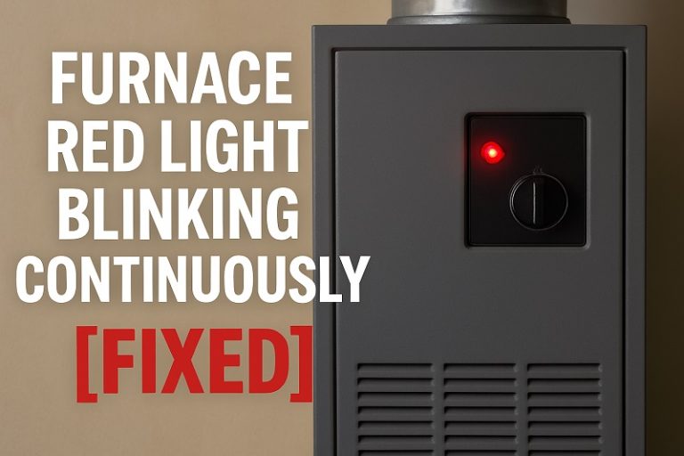 Furnace Red Light Blinking Continuously