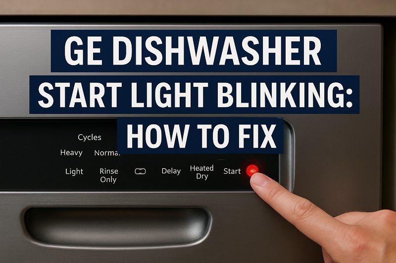 GE Dishwasher Start Light Blinking