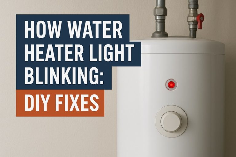 How Water Heater Light Blinking