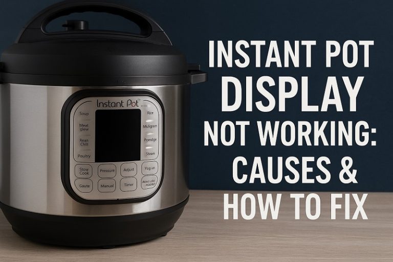 Instant Pot Display Not Working