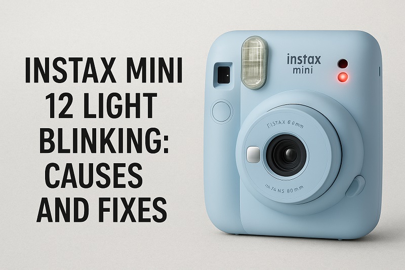 Instax Mini 12 Light Blinking