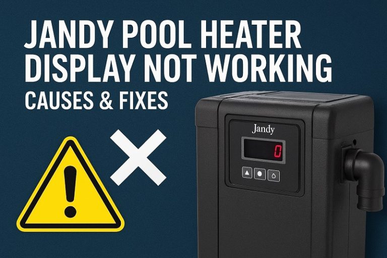 Jandy Pool Heater Display Not Working