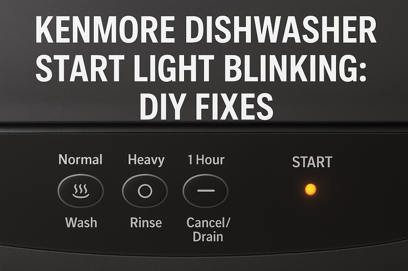 Kenmore Dishwasher Start Light Blinking
