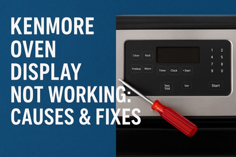 Kenmore Oven Display Not Working
