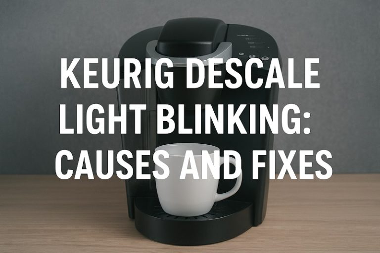 Keurig Descale Light Blinking