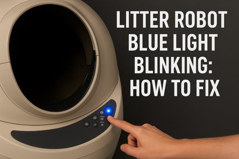 Litter Robot Blue Light Blinking