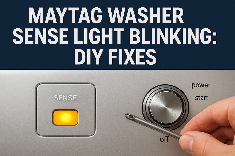 Maytag Washer Sense Light Blinking
