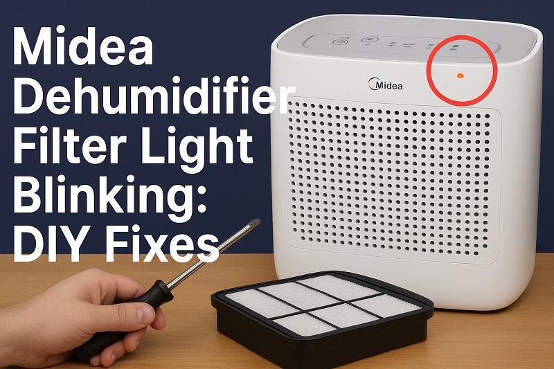 Midea Dehumidifier Filter Light Blinking