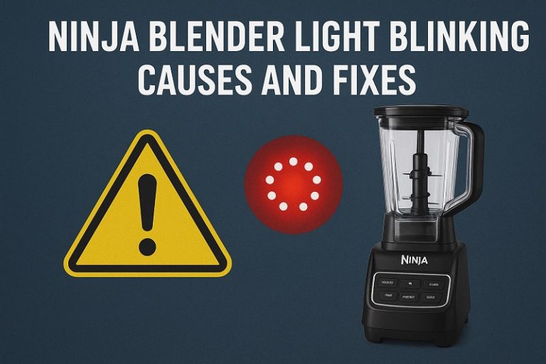 Ninja Blender Light Blinking
