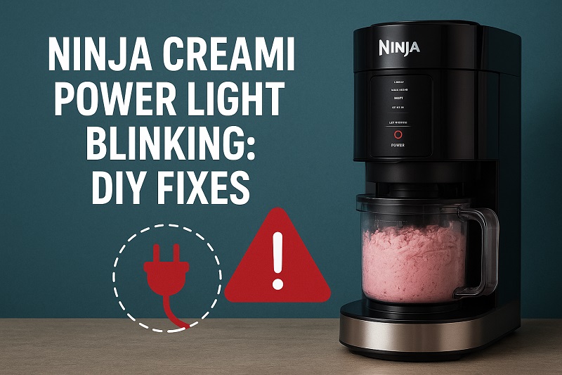 Ninja Creami Power Light Blinking
