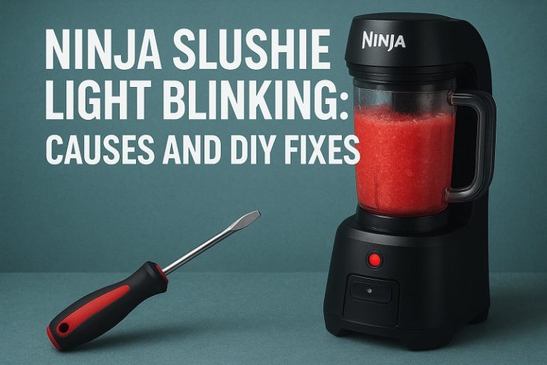 Ninja Slushie Light Blinking