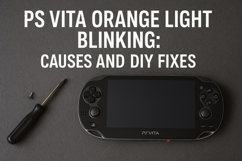 PS Vita Orange Light Blinking