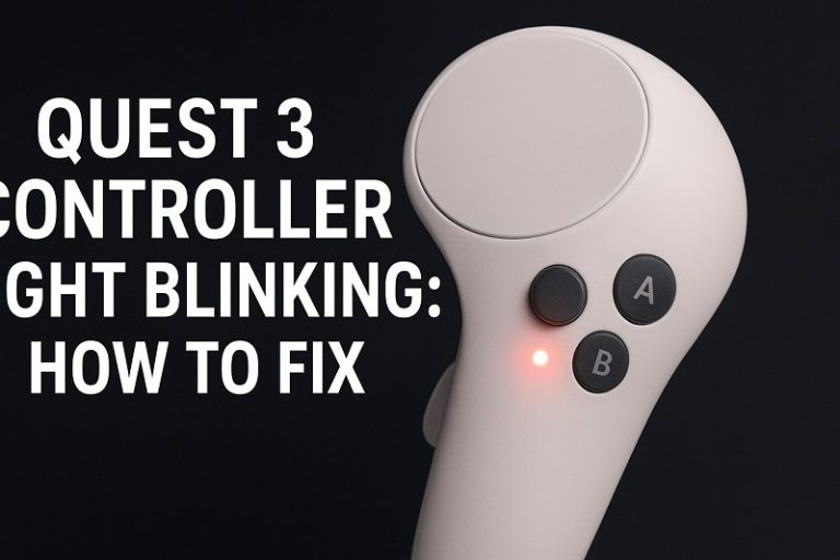 Quest 3 Controller Light Blinking