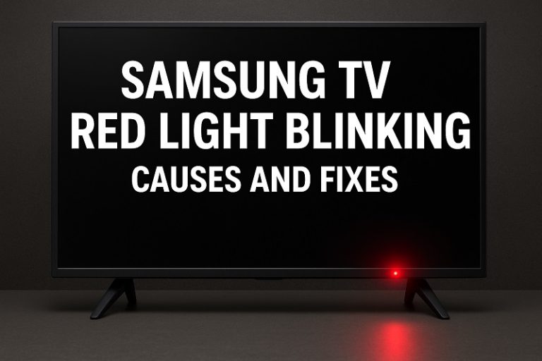 Samsung TV Red Light Blinking