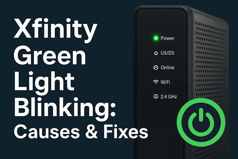Xfinity Green Light Blinking
