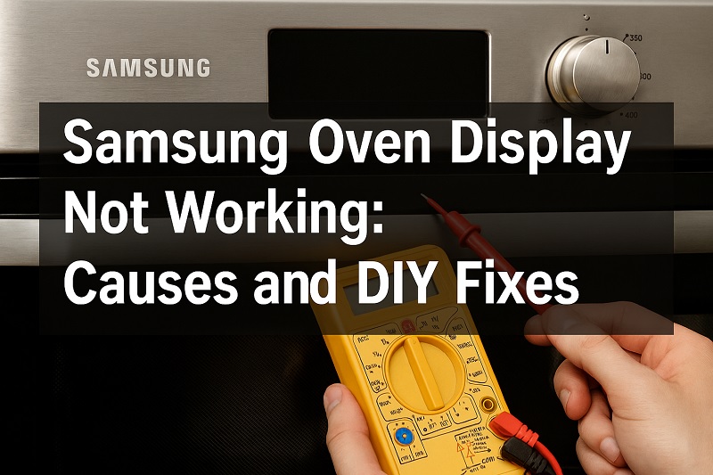 samsung oven display not working