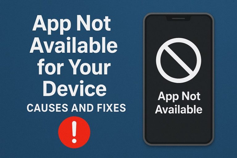 App Not Available for Your Device