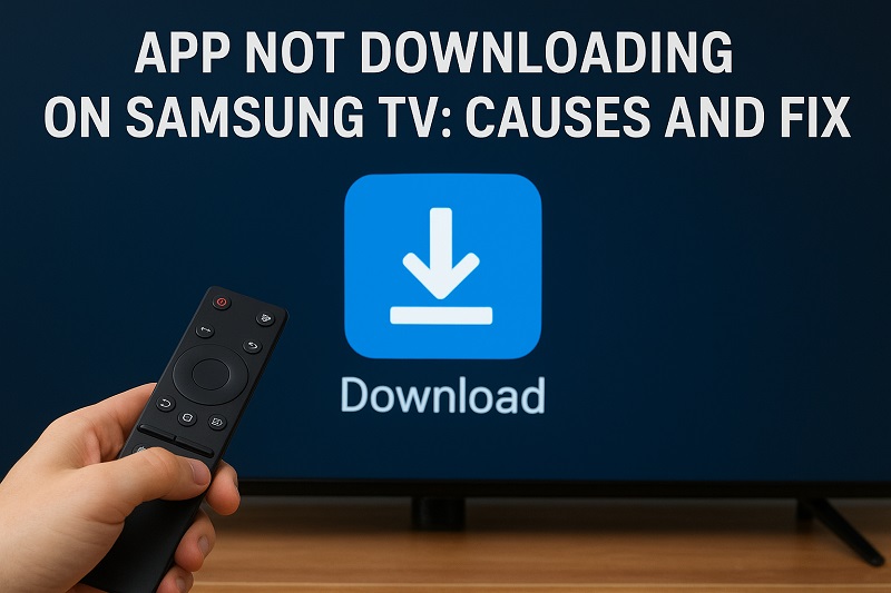 App Not Downloading on Samsung TV