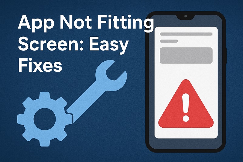 App Not Fitting Screen
