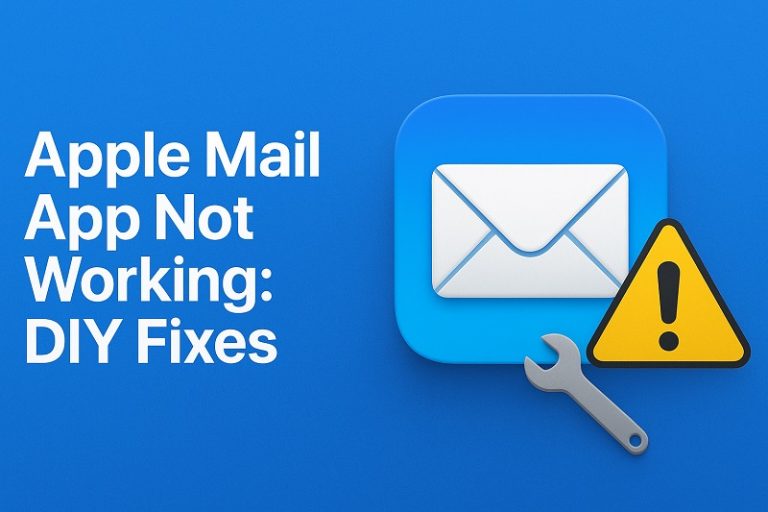 Apple Mail App Not Working