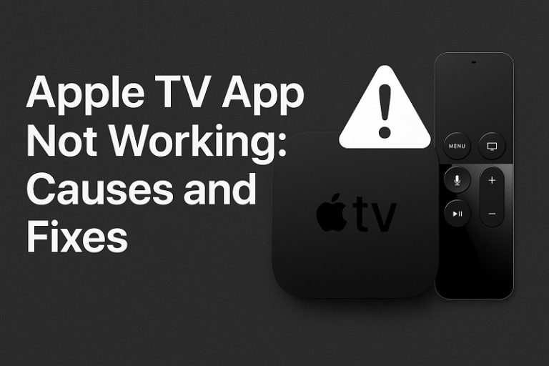 Apple TV App Not Working