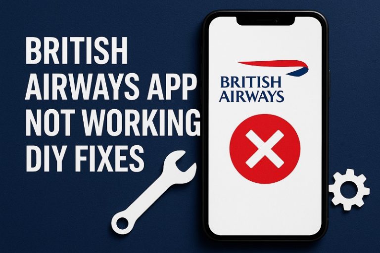 British Airways App Not Working