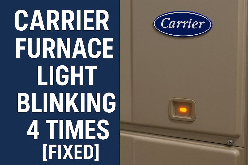 Carrier Furnace Light Blinking 4 Times