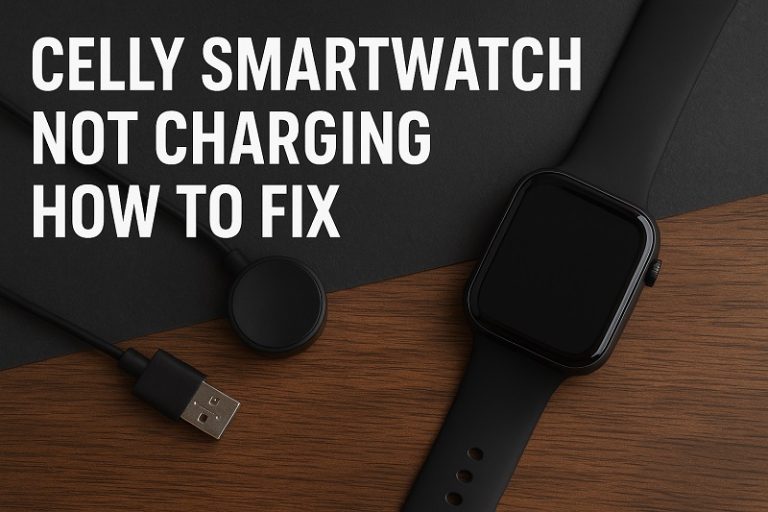 Celly Smartwatch Not Charging