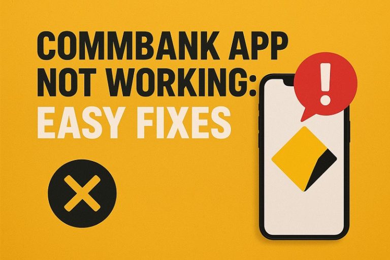 CommBank App Not Working
