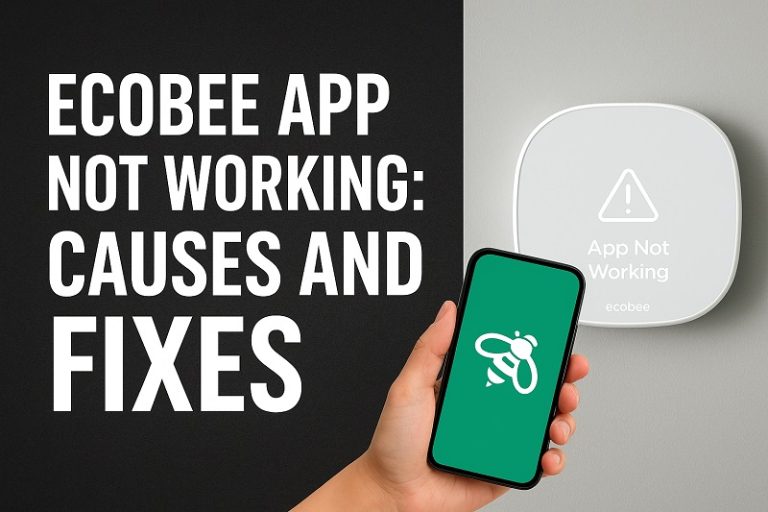 Ecobee App Not Working