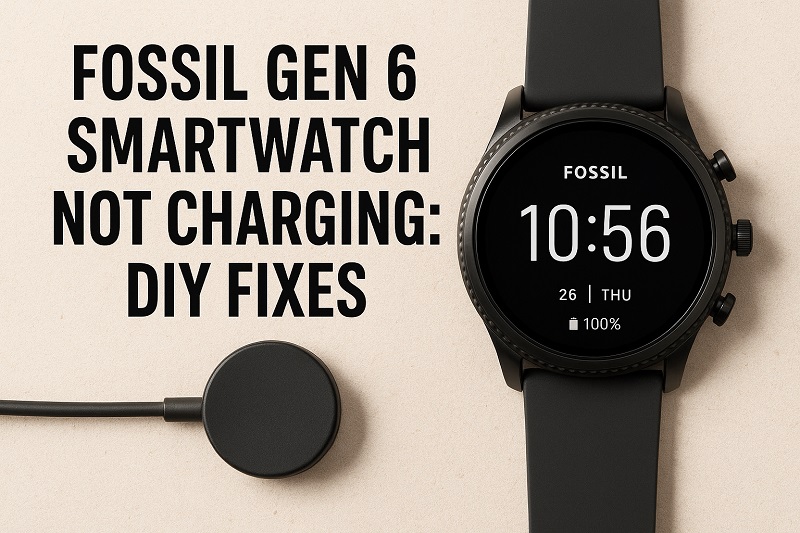 Fossil Gen 6 Smartwatch Not Charging