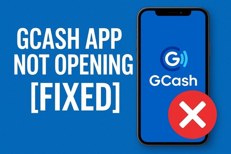 GCash App Not Opening