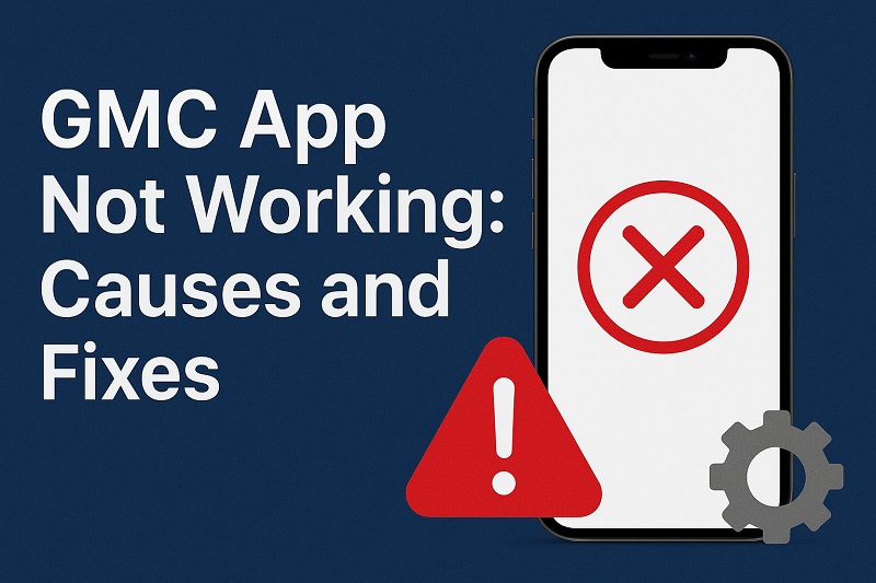 GMC App Not Working