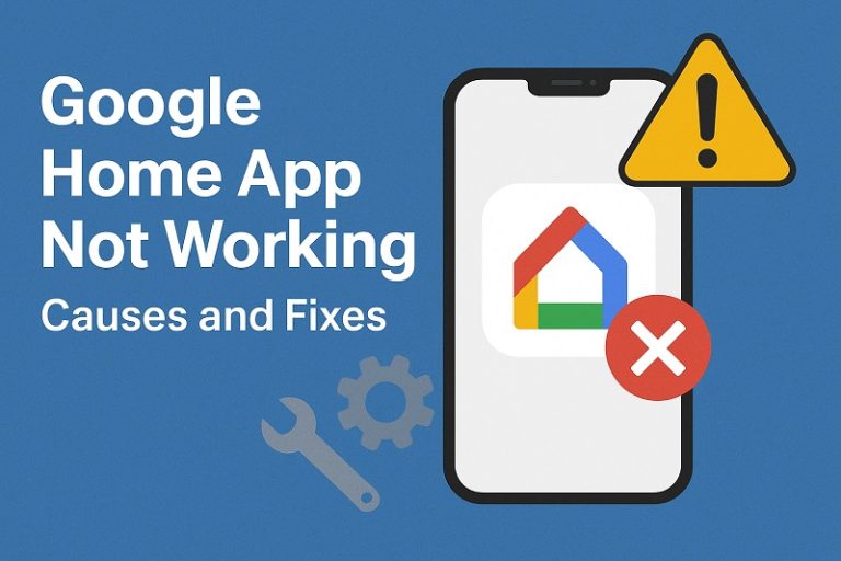 Google Home App Not Working
