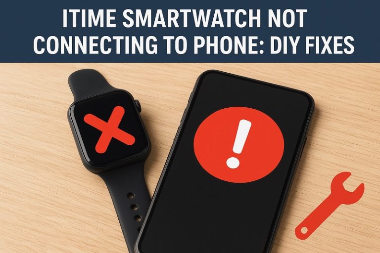 Itime Smartwatch Not Connecting to Phone