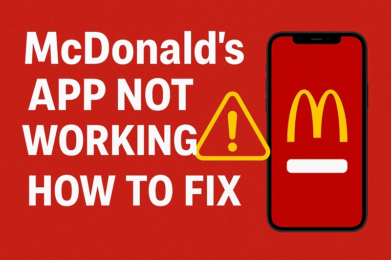 McDonald's App Not Working