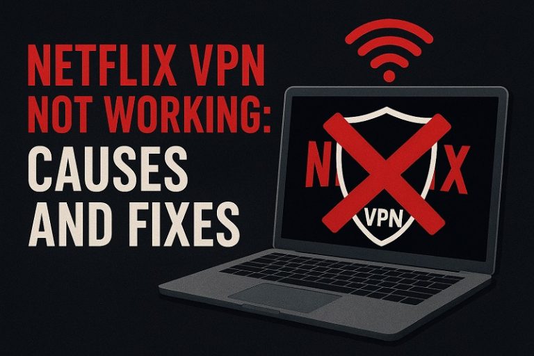 Netflix VPN Not Working