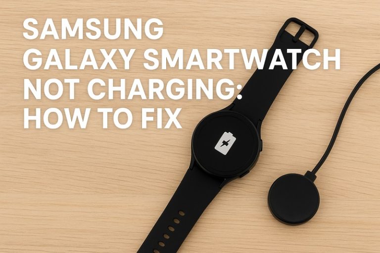 Samsung Galaxy Smartwatch Not Charging