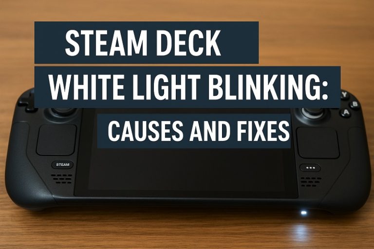 Steam Deck White Light Blinking