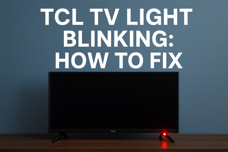 TCL TV Light Blinking