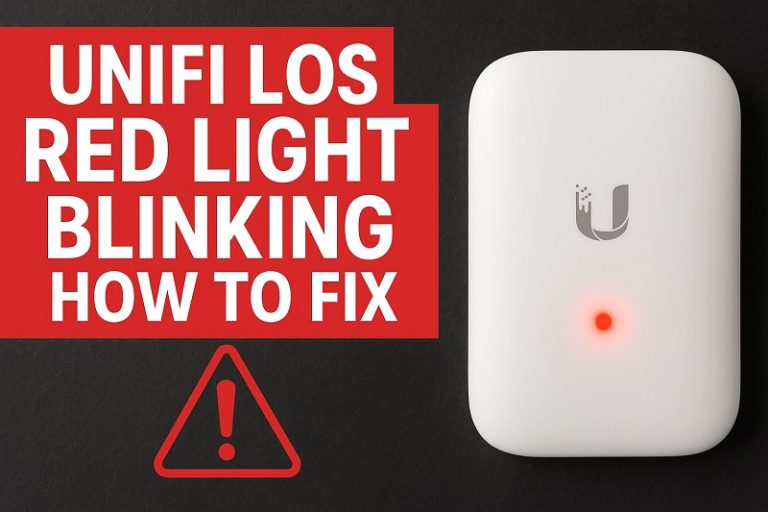 Unifi LOS Red Light Blinking