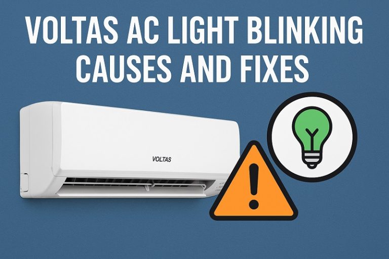 Voltas AC Light Blinking