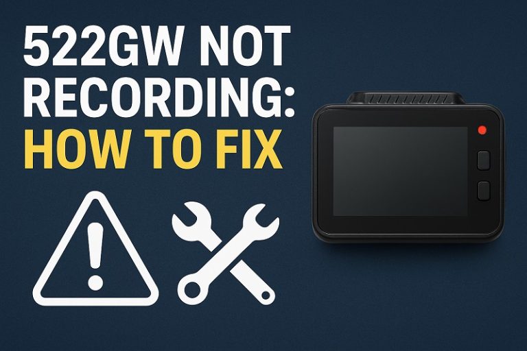 522GW Not Recording