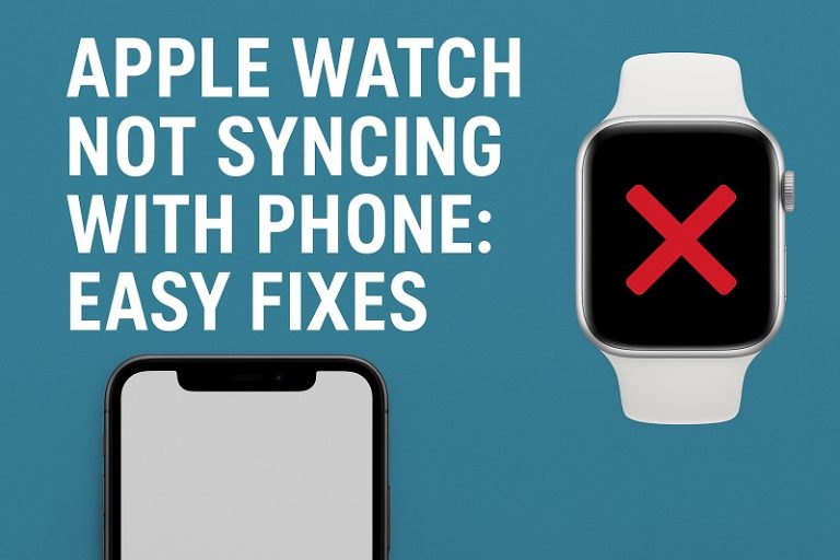 Apple Watch Not Syncing With Phone